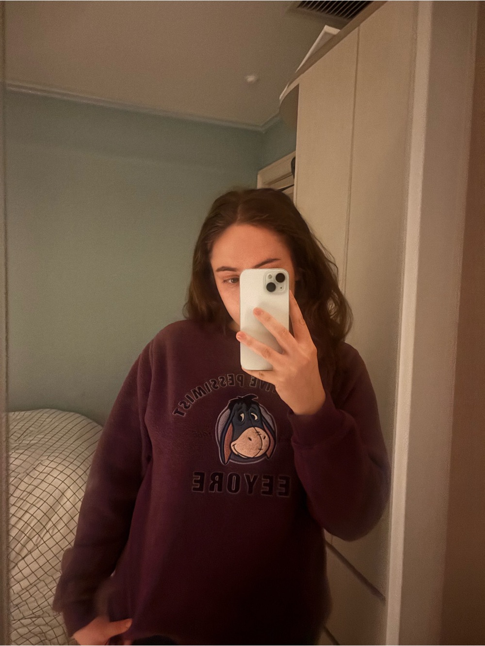 Disney Eeyore Graphic Sweatshirt - Deep Purple